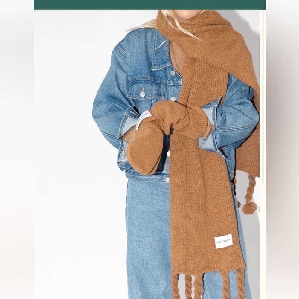 James Street Co Mora scarf - color - tobacco - Picture 4 of 4